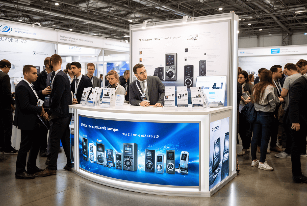 Comptoir promotionnel pour stand d’exposition